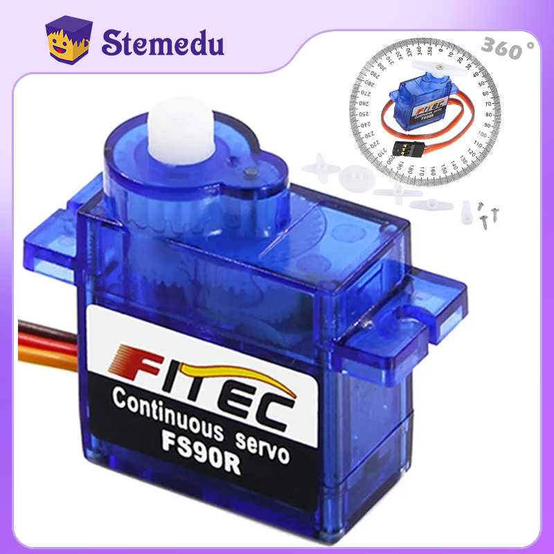 Rc Helicopter Mini - Feetech Mini FS90R Micro Servo หมุนต่อเนื่อง