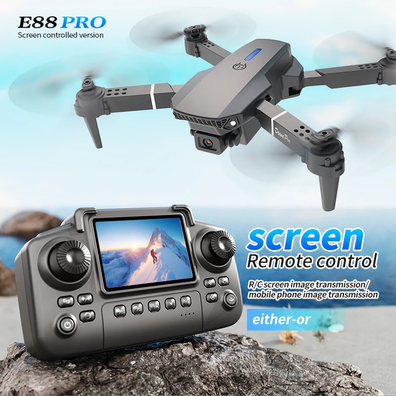 โดรนรุ่น Professional E88 PRO  - Rc Helicopter Electric บทวิจารณ์และราคา
