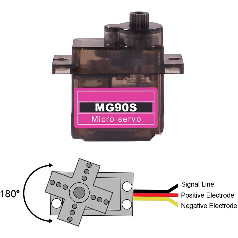 เซอร์โว MG90S 5/10/20/40 ชิ้น  - Rc Helicopter Servo บทวิจารณ์และราคา
